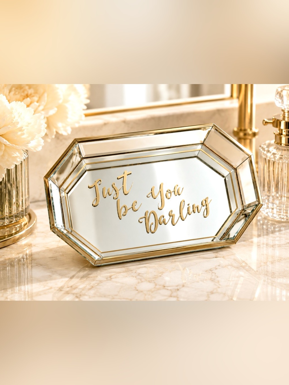 GLASS JEWELRY HOLDER